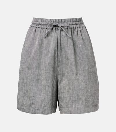 Asceno Asceno Boston linen shorts