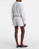 Asceno Asceno Cairo striped cotton-blend shorts - 3