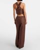 Asceno Asceno Checked linen wide-leg pants - 3
