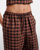 Asceno Asceno Checked linen wide-leg pants - 4