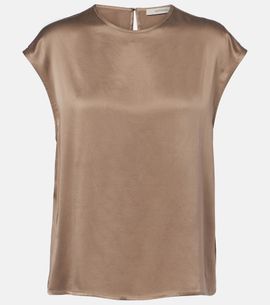 Asceno Asceno Dasha silk charmeuse top