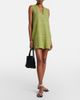 Asceno Asceno Derya checked cotton minidress - 2
