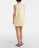 Asceno Asceno Gingham linen and cotton minidress - 5