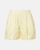 Asceno Asceno Gingham linen and cotton shorts - 1