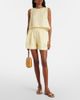 Asceno Asceno Gingham linen and cotton shorts - 2