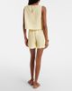 Asceno Asceno Gingham linen and cotton shorts - 5