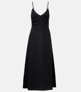 Asceno Asceno Ida linen midi dress