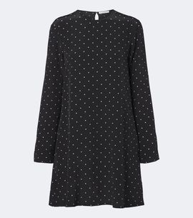 Asceno Asceno Larissa polka-dot silk minidress