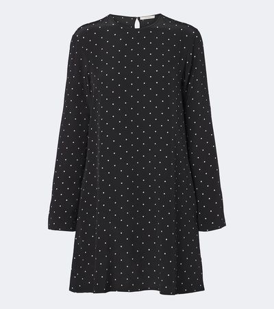 Asceno Asceno Larissa polka-dot silk minidress