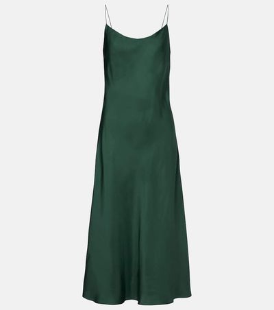 Asceno Asceno Lille silk twill slip dress