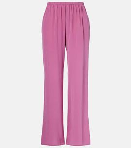 Asceno Asceno Loreto silk crÃªpe wide-leg pants