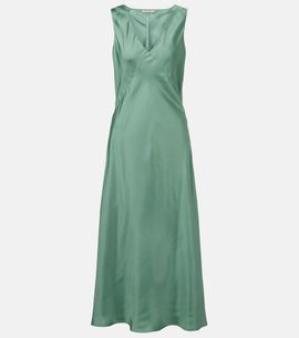 Asceno Asceno Provence silk twill slip dress