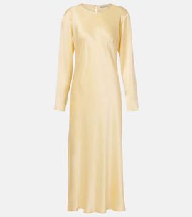 Asceno Asceno Salina silk charmeuse midi dress