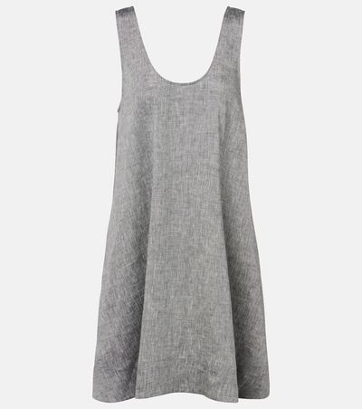 Asceno Asceno Sicily linen minidress