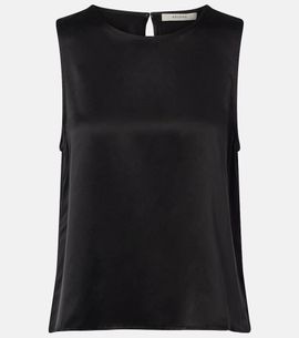 Asceno Asceno Sofia silk charmeuse tank top
