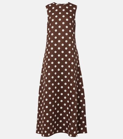 Asceno Asceno Tallin linen and cotton maxi dress