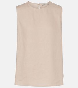 Asceno Asceno Trento linen top
