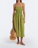 Asceno Asceno Verona checked cotton midi dress - 2