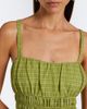 Asceno Asceno Verona checked cotton midi dress - 3