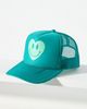 Ascot + Hart Smiley Heart Trucker Hat - 1