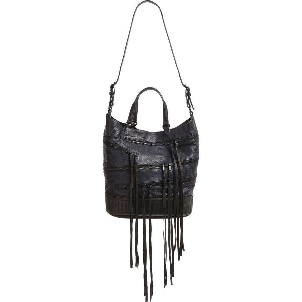 Ash Ash 'Babe' Convertible Lambskin Leather Tote
