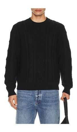 Asher Asher Andre Cable Knit Sweater