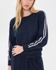 ASHER ASHER Livia Knit Crew Sweater Heather Cadet - 2