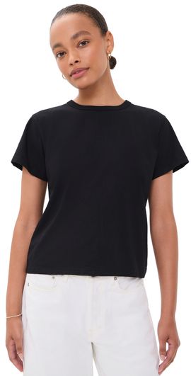 ASHER ASHER Marielle Classic Tee Black