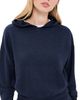 ASHER ASHER Nima Knitted Hoodie Heather Cadet - 1
