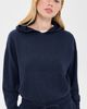 ASHER ASHER Nima Knitted Hoodie Heather Cadet - 3