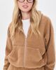 ASHER ASHER Rosie Reversed Zip-Up Hoodie Teddy - 2