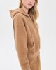 ASHER ASHER Rosie Reversed Zip-Up Hoodie Teddy - 4