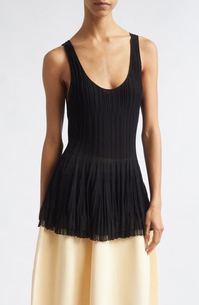 ASHLYN ASHLYN Bennett Layered Hem Rib Sweater Tank