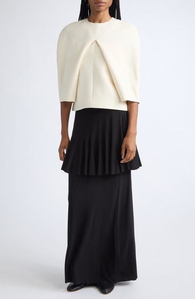 ASHLYN ASHLYN Blythe Wool and Silk Blouse