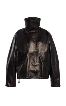 Ashlyn Ashlyn Dana Lambskin Blouson Jacket