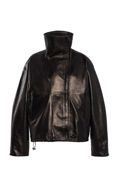 Ashlyn Ashlyn Dana Lambskin Blouson Jacket