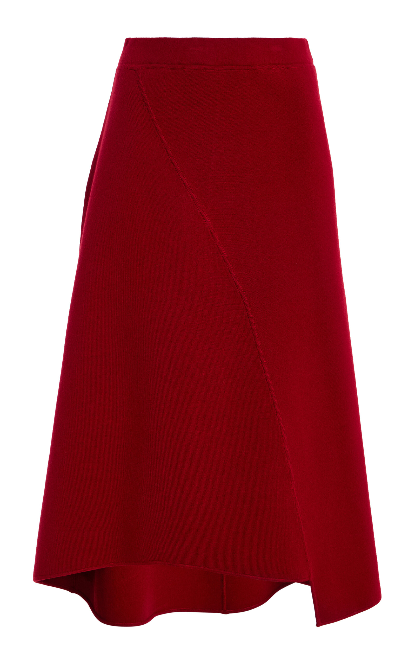 Ashlyn Ashlyn Felix Merino Wool Midi Skirt