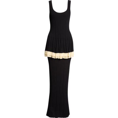 ASHLYN ASHLYN Kishi Layered Rib Sweater Dress