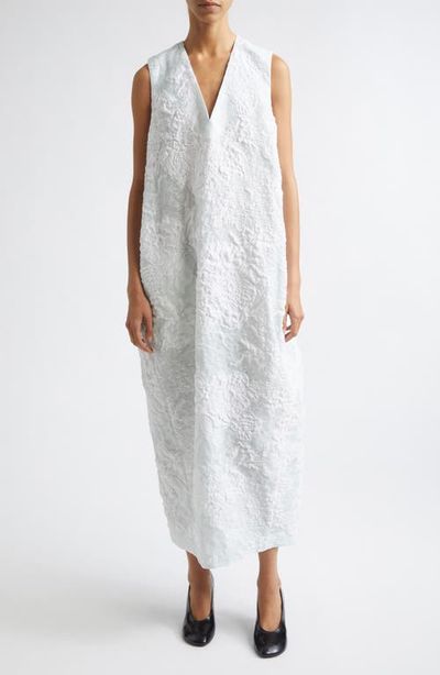ASHLYN ASHLYN Lena Floral Silk Blend Jacquard Dress