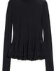 ASHLYN ASHLYN Meritt Ruffle Hem Mock Neck Sweater - 5