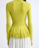 ASHLYN ASHLYN Merritt Merino Wool & Silk Peplum Turtleneck - 2