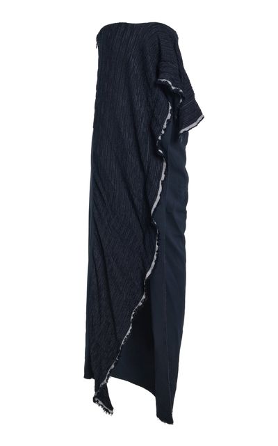 Ashlyn Ashlyn Shikaku Strapless Knit Gown