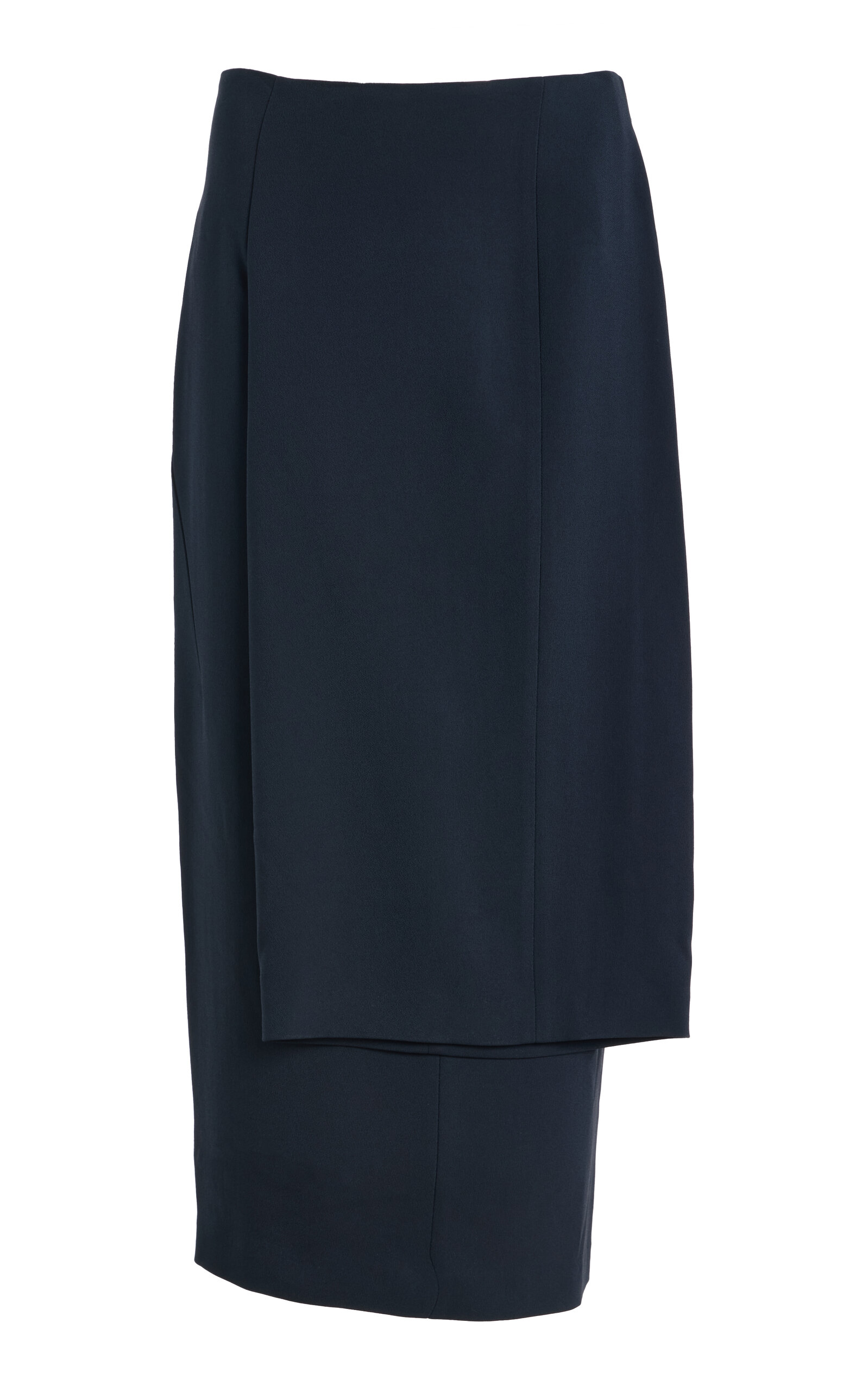 Ashlyn Ashlyn Twisted Crepe KneeLength Skirt