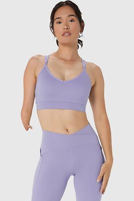 ASICS ASICS Nagino Flex Strappy Bra in Bluebell, Women's at Urban Outfitters
