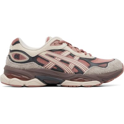 ASICS ASICS Pink & Off-White Gel-NYC 2.0 Sneakers