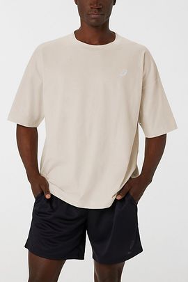 ASICS ASICS Spiral Relaxed Fit Athletic T-Shirt Top in Taupe Grey, Men's at Urban Outfitters