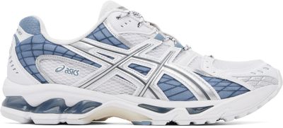 ASICS ASICS White & Blue Gel-Nimbus 10.1 Sneakers