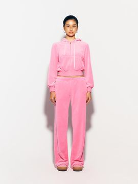 asif_CALIE GURLS BASIC TERRY HOOD ZIPUP PINK