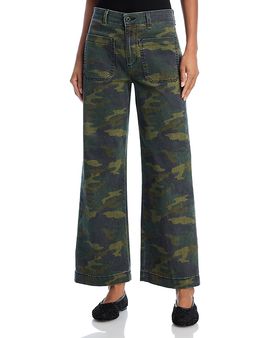 Askk Ny Askk Ny Camouflage Wide Leg Pants