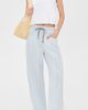 ASKK NY ASKK NY Cancun Pants Blue Linen Stripe - 5